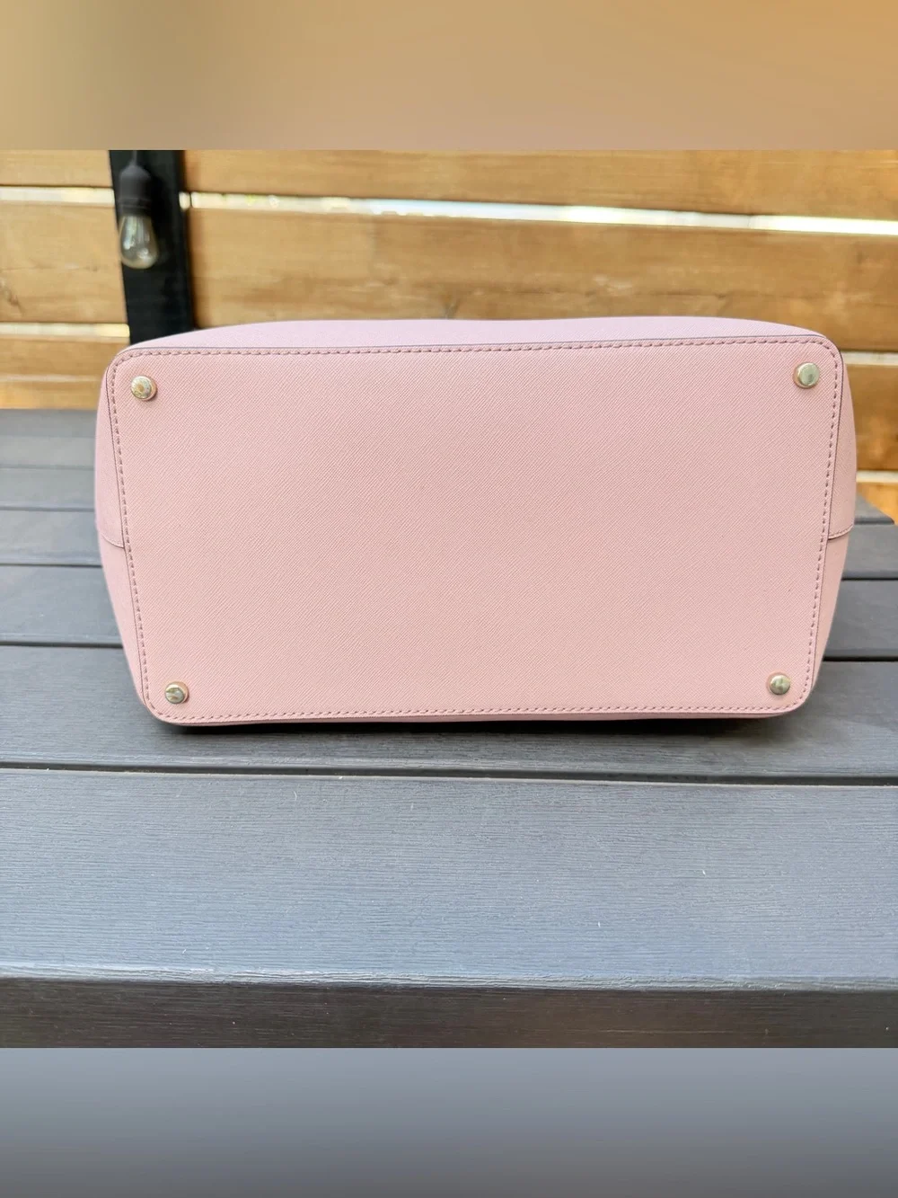 Kate Spade Cedar Street Harmony Medium Tote Pink Saffiano Leather Shoulder Bag